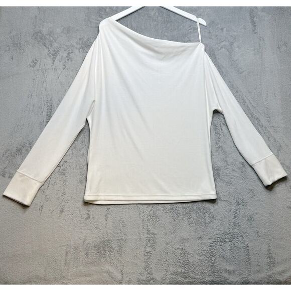 LILLY PULITZER Sheera Velour Off Shoulder Top & Mallie Pants Set Coconut White L - Picture 6 of 16